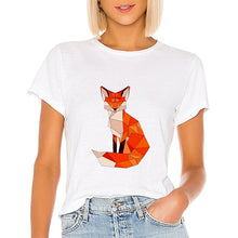 Load image into Gallery viewer, Geometric Fox Woman T-Shirt
