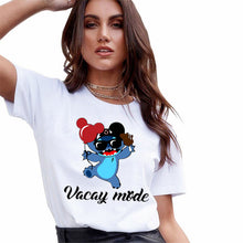 Load image into Gallery viewer, Lilo Stitch Cartoon Woman T-Shirt

