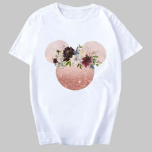 Load image into Gallery viewer, VOGUE Flowers Printed Casual Woman T-Shirt
