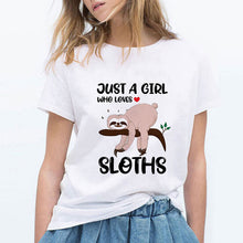 Load image into Gallery viewer, Sloth&amp;Coffee Women T-Shirt

